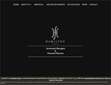 Tablet Screenshot of hamilton-financial.co.uk